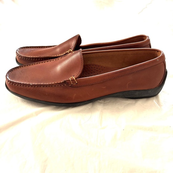 NEOT Foot Joy Club Casuals leather loafers tan golf shoes 79054 SZ 10  No box main image 12